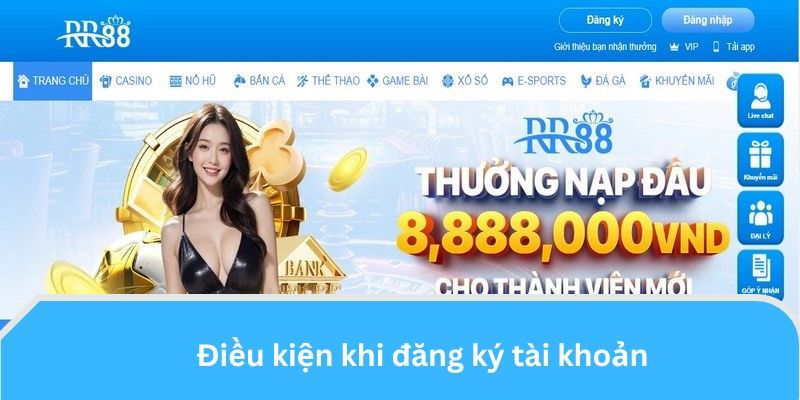 Lưu ý quan trọng khi đăng ký RR88 trải nghiệm