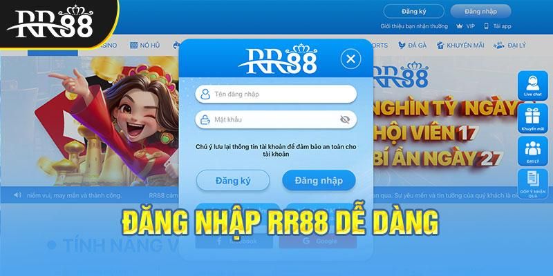 Hướng dẫn các bước đăng nhập RR88 chuẩn xác 2024